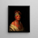 Shaumonekusse Prairie Wolf Oto - Charles Bird King — quadro incorniciato alla parete