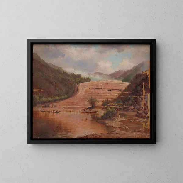 Terrasses roses - Charles Blomfield — quadro incorniciato alla parete