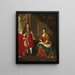 Ritratto della regina Anna d'Inghilterra e del principe Giorgio di Danimarca - Dopo Charles Boit — quadro incorniciato alla parete