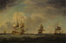 Un vaisseau ammiraglia inglese sotto vela facile con una brezza moderata - Charles Brooking — vista dell’opera