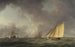 Cutter al largo in una brezza fresca con altre navi - Charles Brooking — vista dell’opera