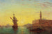 Vista del Palazzo Ducale a Venezia - Charles Clement Calderon — vista dell’opera