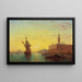 Vista del Palazzo Ducale a Venezia - Charles Clement Calderon — quadro incorniciato alla parete