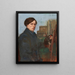 Ritratto di William Orpen 1878-1931 artista - Charles Conder — quadro incorniciato alla parete