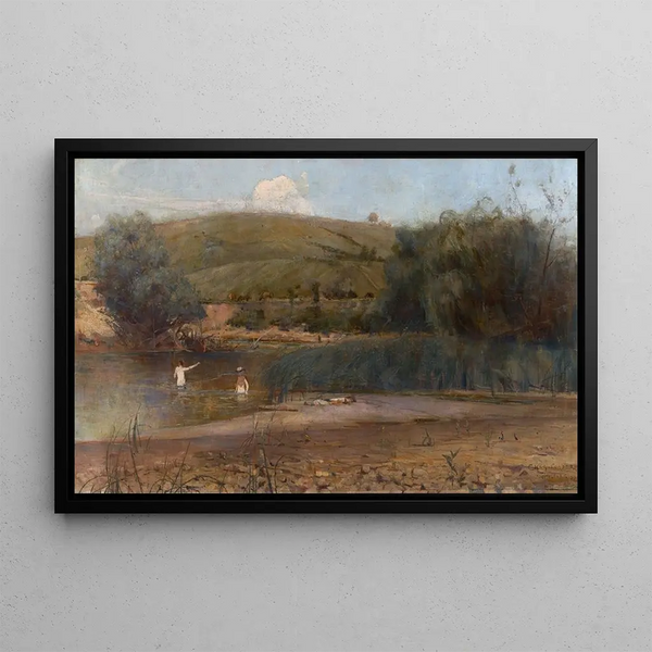 La Yarra Heidelberg - Charles Conder — quadro incorniciato alla parete