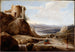 Un tempio in rovina - Charles Cornelisz de Hooch — vista dell’opera