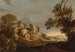 Paesaggio con il viaggio di Emmaus - Charles Cornelisz de Hooch — vista dell’opera