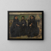Donne bretoni in lutto - Charles Cottet — quadro incorniciato alla parete