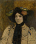 Ritratto di una donna - Charles Cottet — vista dell’opera
