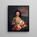La fille aux fleurs - Charles Cromwell Ingham — quadro incorniciato alla parete