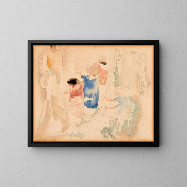 Schizzo d'artisti - Charles Demuth — quadro incorniciato alla parete