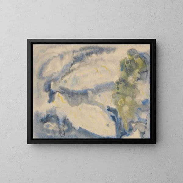 Serie di pesci n° 1 - Charles Demuth — quadro incorniciato alla parete