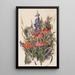 Riproduzione del dipinto Zinnias, delphiniums e margherite - Charles Demuth