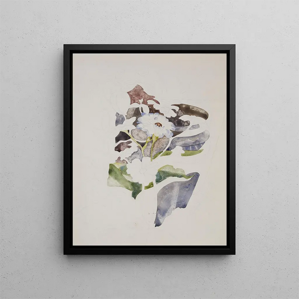 Zinnias - Charles Demuth — quadro incorniciato alla parete