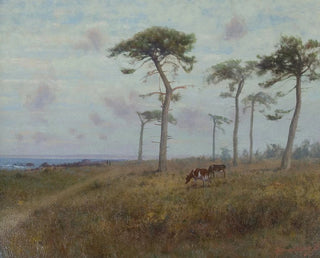 Charles Dorman Robinson - Cattle Grazing among Monterey Cypress Trees.webp