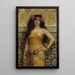 Una bellezza orientale - Charles Dubreuil — quadro incorniciato alla parete