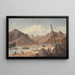 Port mediterraneo - Charles Dyce — quadro incorniciato alla parete