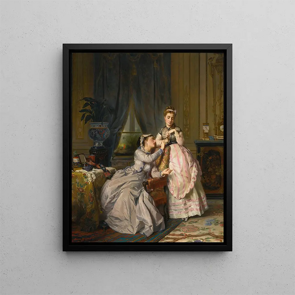 Sœurs - Charles Édouard Boutibonne — quadro incorniciato alla parete