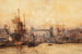 Tower Bridge, il bacino di Londra - Charles Edward Dixon — vista dell’opera