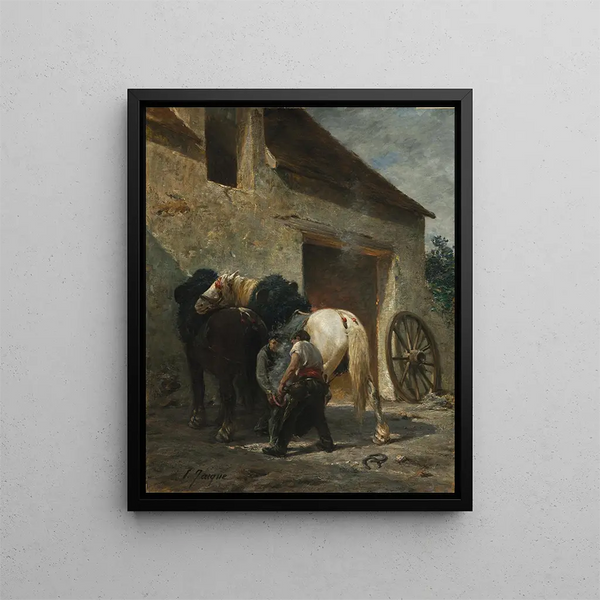 Fabbri - Charles Émile Jacque — quadro incorniciato alla parete