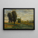 Auvers, i Piumetti - Charles François Daubigny — quadro incorniciato alla parete