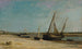 Bateaux sur la côte à Étaples - Charles François Daubigny — vista dell’opera