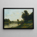 Bord de l'Oise - Charles François Daubigny — quadro incorniciato alla parete