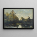 Bords de rivière près de Corbigny - Charles François Daubigny — quadro incorniciato alla parete