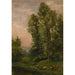 Riproduzione del dipinto Paesaggio Stadio di creazione Studio - Charles François Daubigny