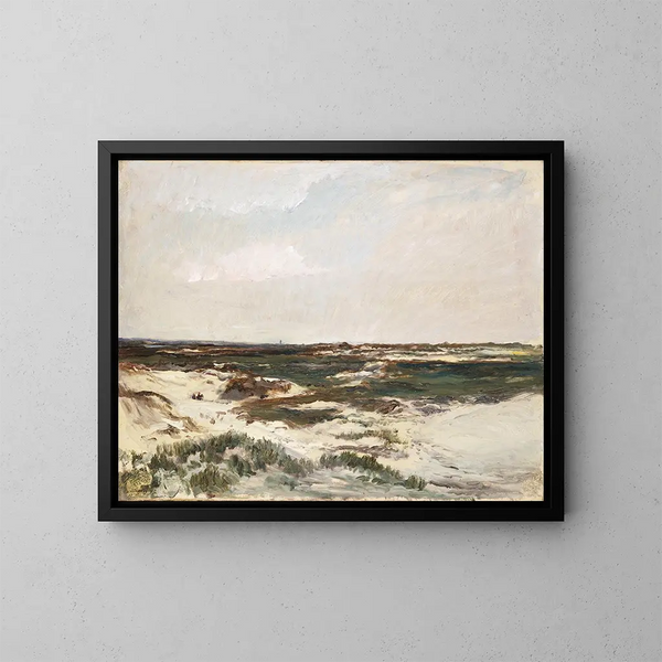 Le Dune a Camiers - Charles François Daubigny — quadro incorniciato alla parete