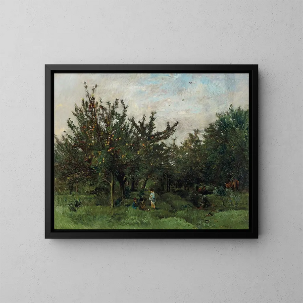 Un verger - Charles François Daubigny — quadro incorniciato alla parete