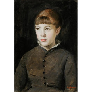 Charles Franois Vuillermet - Portrait of a Girl.webp
