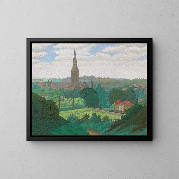 Salisbury - Charles Ginner — quadro incorniciato alla parete