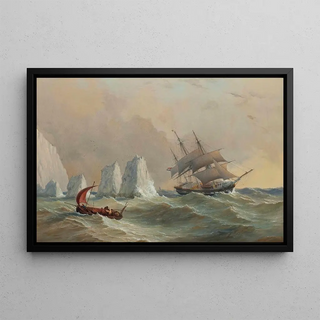 Charles Gregory - A Dutch Merchantman Passing The Needles.webp
