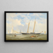 Le schooner Viking del Royal Yacht Squadron all'ancora al largo di Cowes - Charles Gregory — quadro incorniciato alla parete