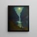Canal de Chelles Clair de Lune - Charles Guilloux — quadro incorniciato alla parete