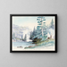 Cascate Beverley all'estuario del fiume Hoar Frost - Charles Hamilton Smith — quadro incorniciato alla parete