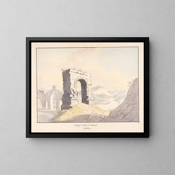 Arc du pont de Martorel, Catalogne - Charles Hamilton Smith — quadro incorniciato alla parete