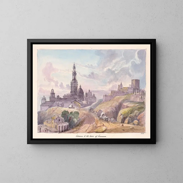 Entrée della città di Carmona - Charles Hamilton Smith — quadro incorniciato alla parete