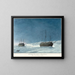 I navi H M Hecla e Griper nel porto invernale - Charles Hamilton Smith — quadro incorniciato alla parete