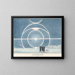 Charles Hamilton Smith - Halo with Three Parhelia Winter Harbour Melville Island.webp
