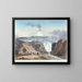 Mont Hecla, Islanda - Charles Hamilton Smith — quadro incorniciato alla parete