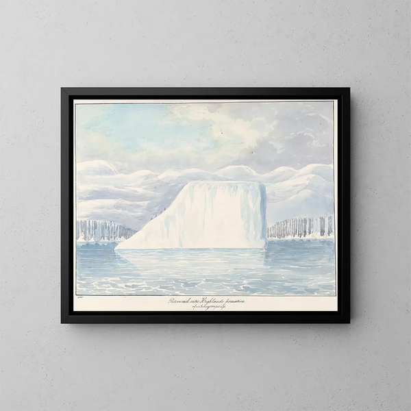 Formation delle Alte Terre Artiche di Petoowack - Charles Hamilton Smith — quadro incorniciato alla parete