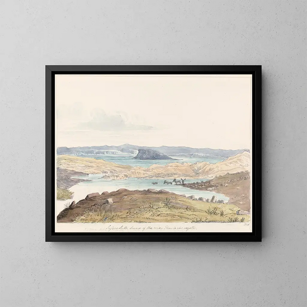 Lago di Sussex - Charles Hamilton Smith — quadro incorniciato alla parete