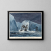 L'Erebus che attraversa la catena di iceberg - Charles Hamilton Smith — quadro incorniciato alla parete