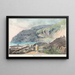 Vista di un lago - Charles Hamilton Smith — quadro incorniciato alla parete