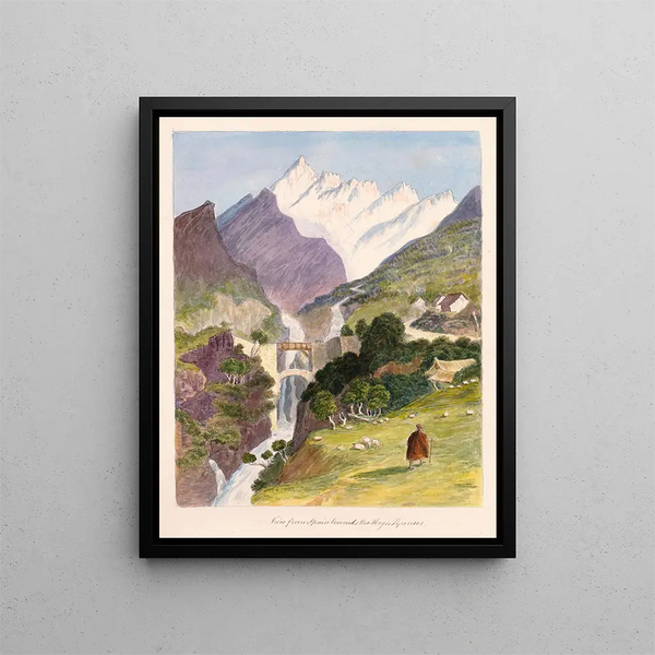 Charles Hamilton Smith - Views from Spain towards the High Pyrenees.webp