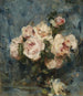 Nature morte con rose in un vaso di vetro - Charles Hermans — vista dell’opera