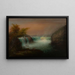 Vista di Goat Island e delle cascate del Niagara - Charles Hubbard — quadro incorniciato alla parete