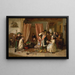 Bambini che giocano la scena dell'opera Hamlet Atto II Scena II - Charles Hunt — quadro incorniciato alla parete